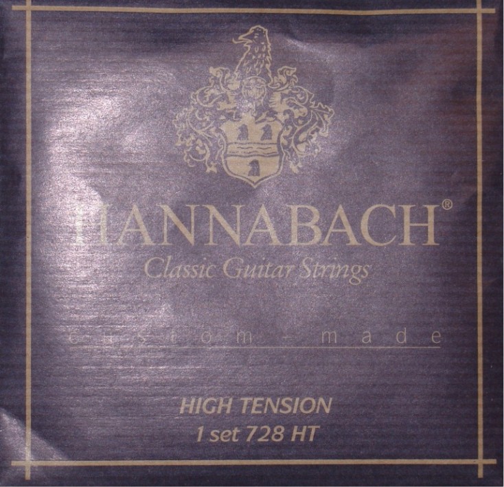 Hannabach 728 HTC Carbon 'custom made' Konzertgitarre, high tension